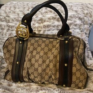 Gucci Tote Canvas Logo